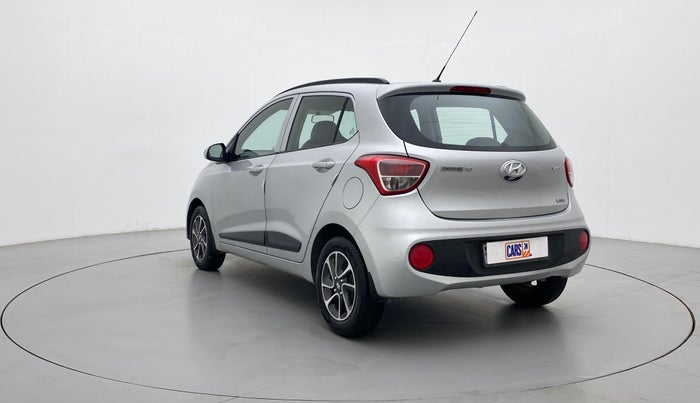 2017 Hyundai Grand i10 SPORTZ (O) 1.2 AT VTVT, Petrol, Automatic, 55,549 km, Left Back Diagonal