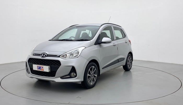 2017 Hyundai Grand i10 SPORTZ (O) 1.2 AT VTVT, Petrol, Automatic, 55,549 km, Left Front Diagonal