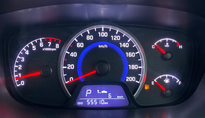2017 Hyundai Grand i10 SPORTZ (O) 1.2 AT VTVT, Petrol, Automatic, 55,549 km, Odometer Image