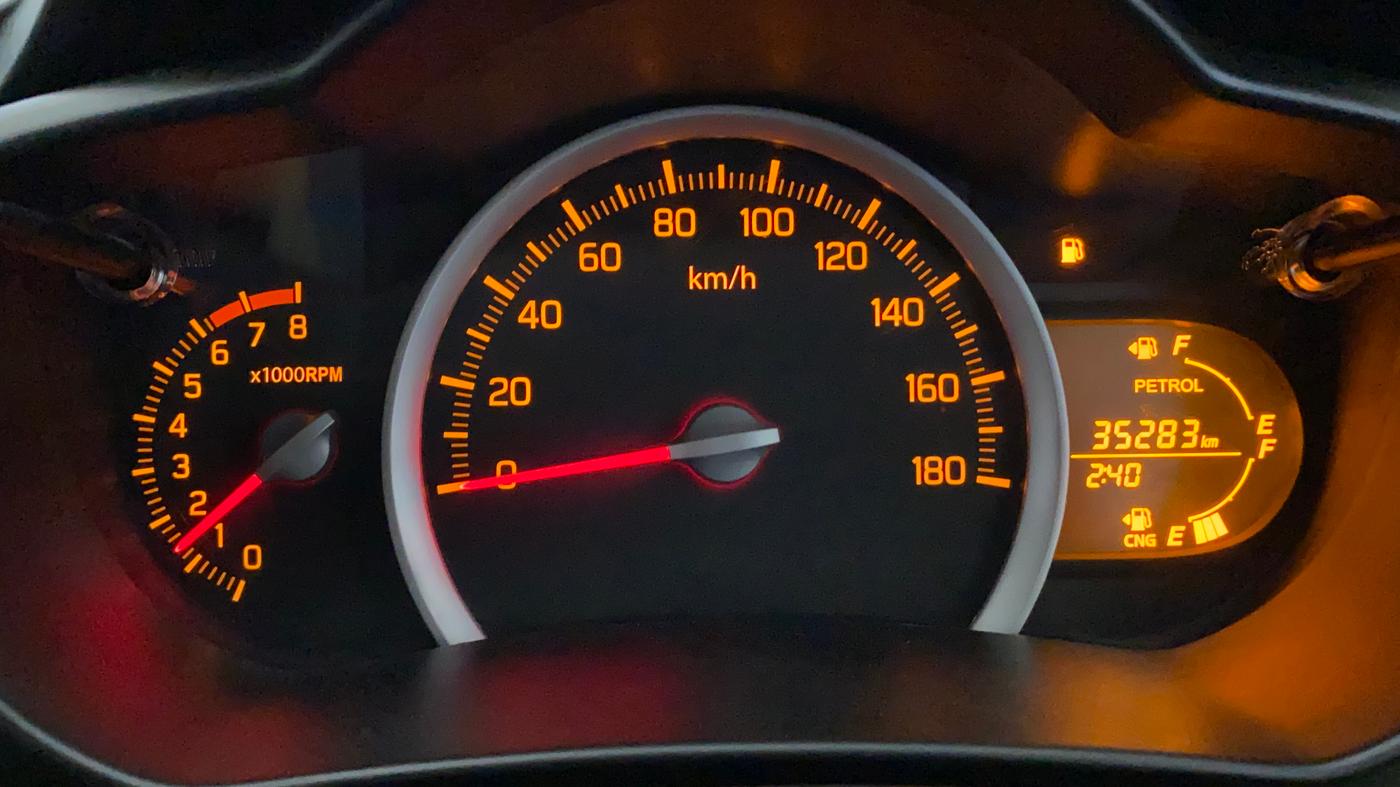 2020 Maruti Celerio VXI (O) CNG, CNG, Manual, 35,311 km, Odometer Image