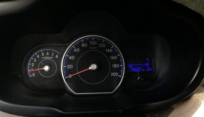 2014 Hyundai i10 MAGNA 1.1, Petrol, Manual, 75,689 km, Odometer Image