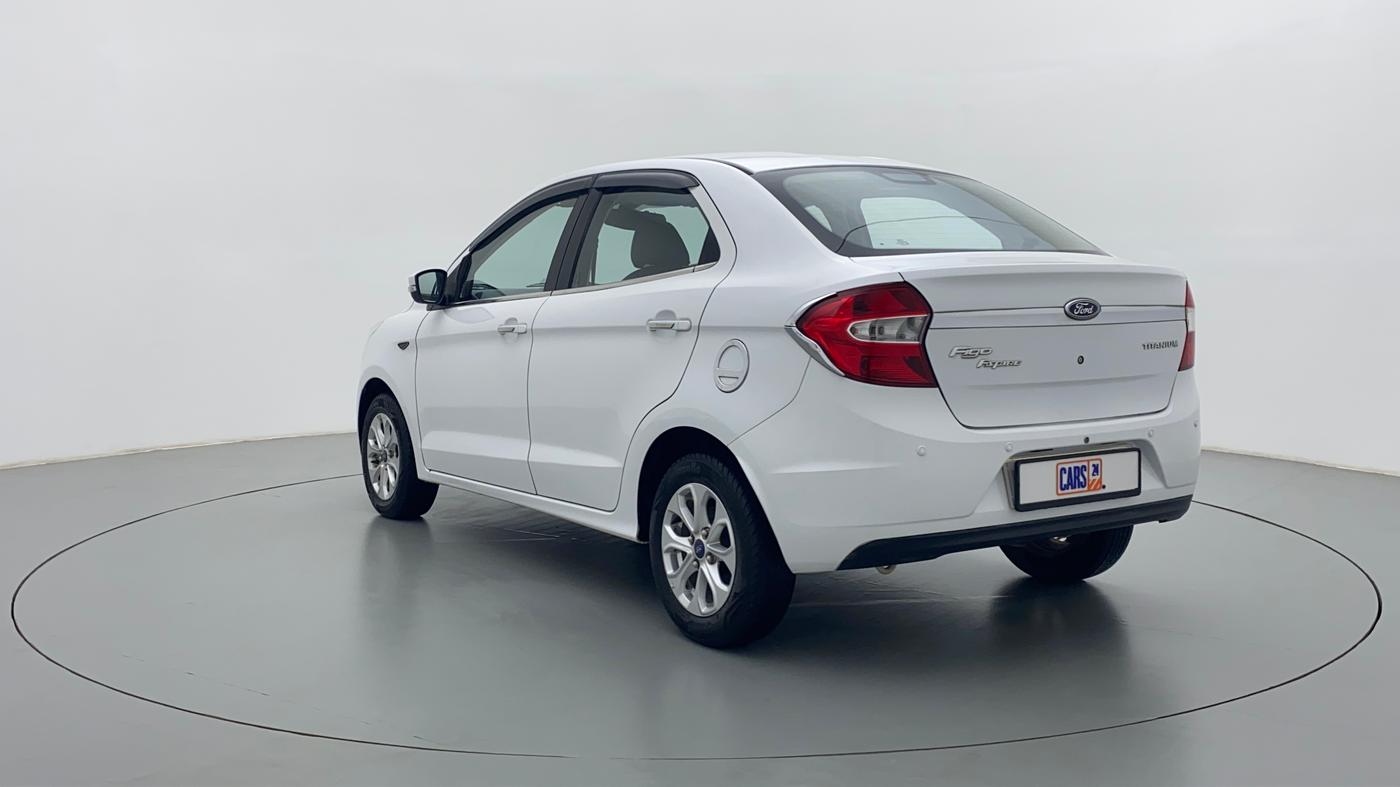 2017 Ford Figo Aspire 1.2 TITANIUM PETROL, Petrol, Manual, 18,542 km, Left Back Diagonal