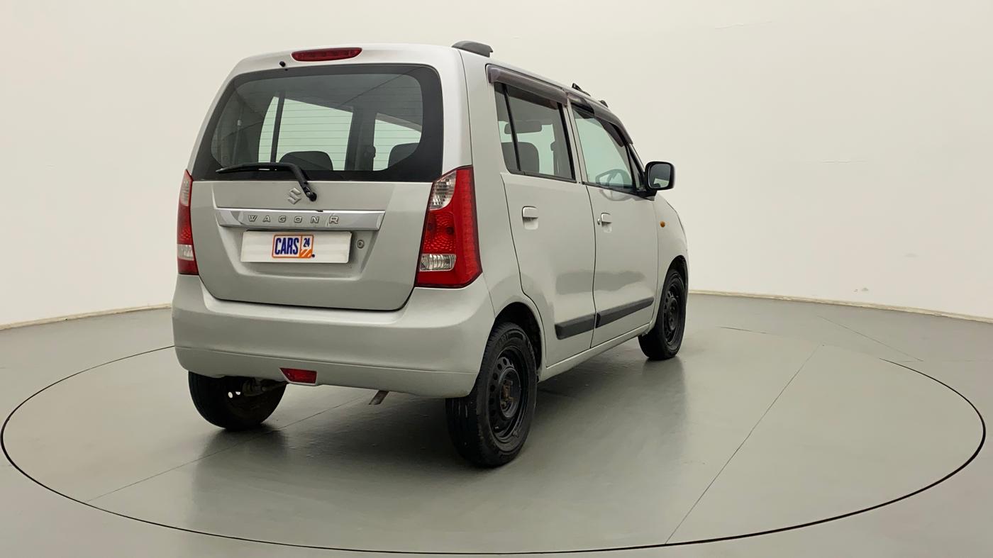 2011 Maruti Wagon R 1.0 VXI, Petrol, Manual, 92,129 km, Right Back Diagonal