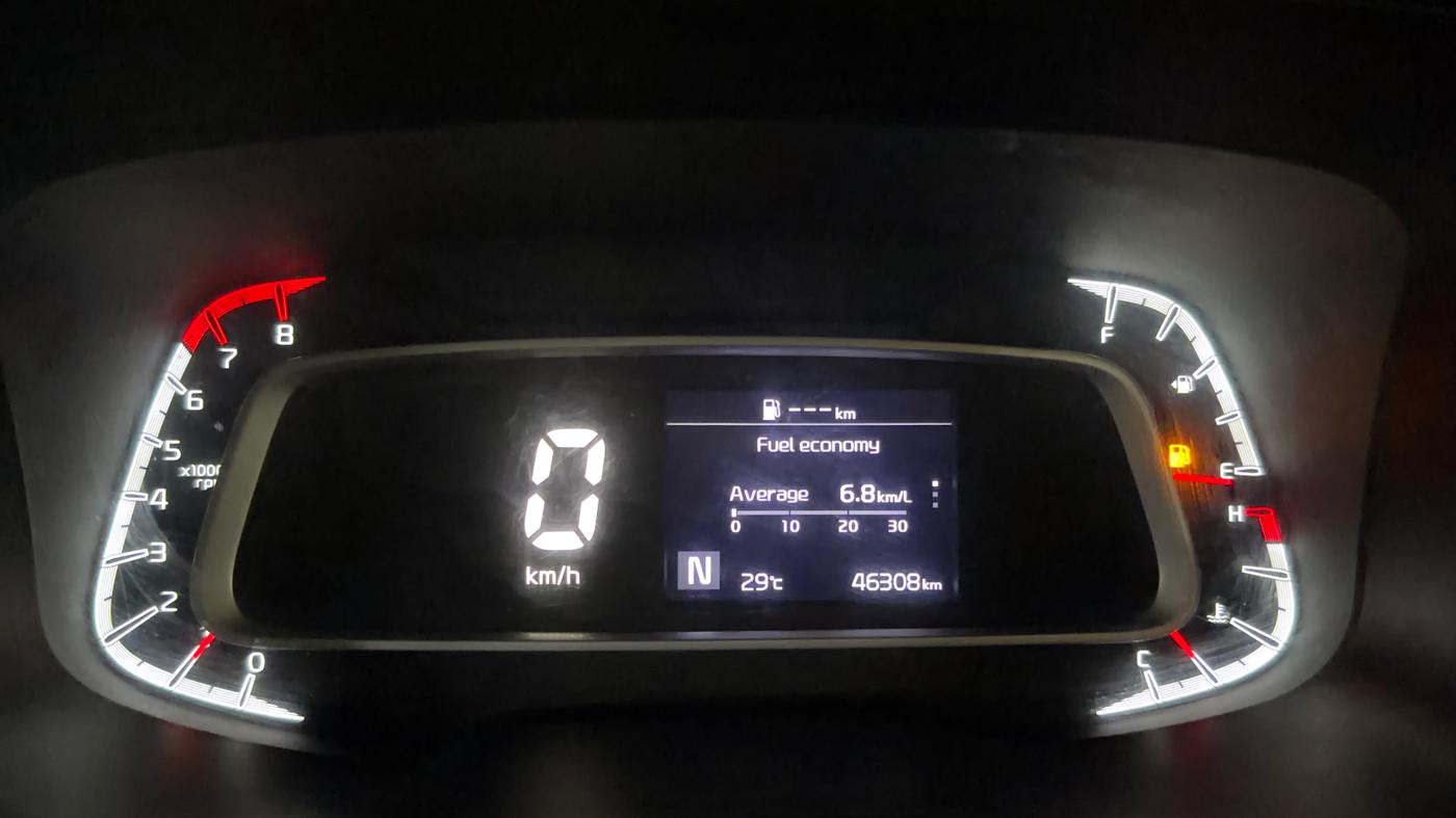 2020 KIA SONET HTX 1.0 IMT, Petrol, Manual, 46,295 km, Odometer Image