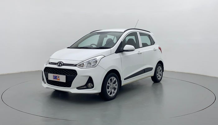 2019 Hyundai Grand i10 1.2 KAPPA SPORTZ (O), Petrol, Manual, 26,269 km, Left Front Diagonal