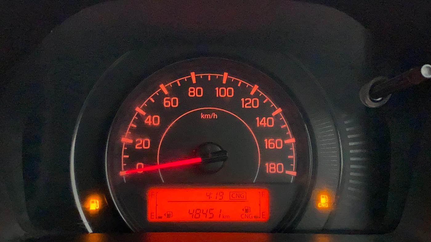 2019 Maruti New Wagon-R LXI CNG 1.0, CNG, Manual, 48,449 km, Odometer Image
