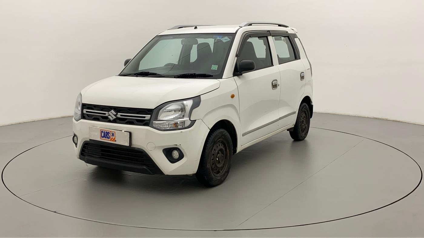 2019 Maruti New Wagon-R LXI CNG 1.0, CNG, Manual, 48,449 km, Left Front Diagonal