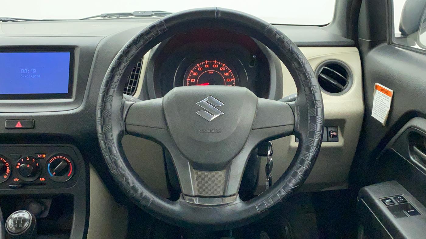 2019 Maruti New Wagon-R LXI CNG 1.0, CNG, Manual, 48,449 km, Steering Wheel Close Up
