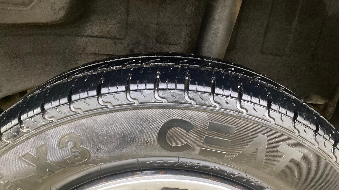 2018 Datsun Redi Go T (O), CNG, Manual, 67,314 km, Left Rear Tyre Tread