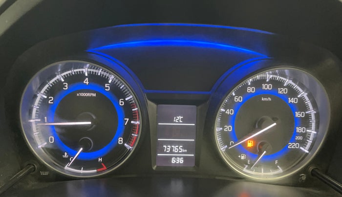 2020 Maruti Baleno DELTA PETROL 1.2, Petrol, Manual, 73,745 km, Odometer Image