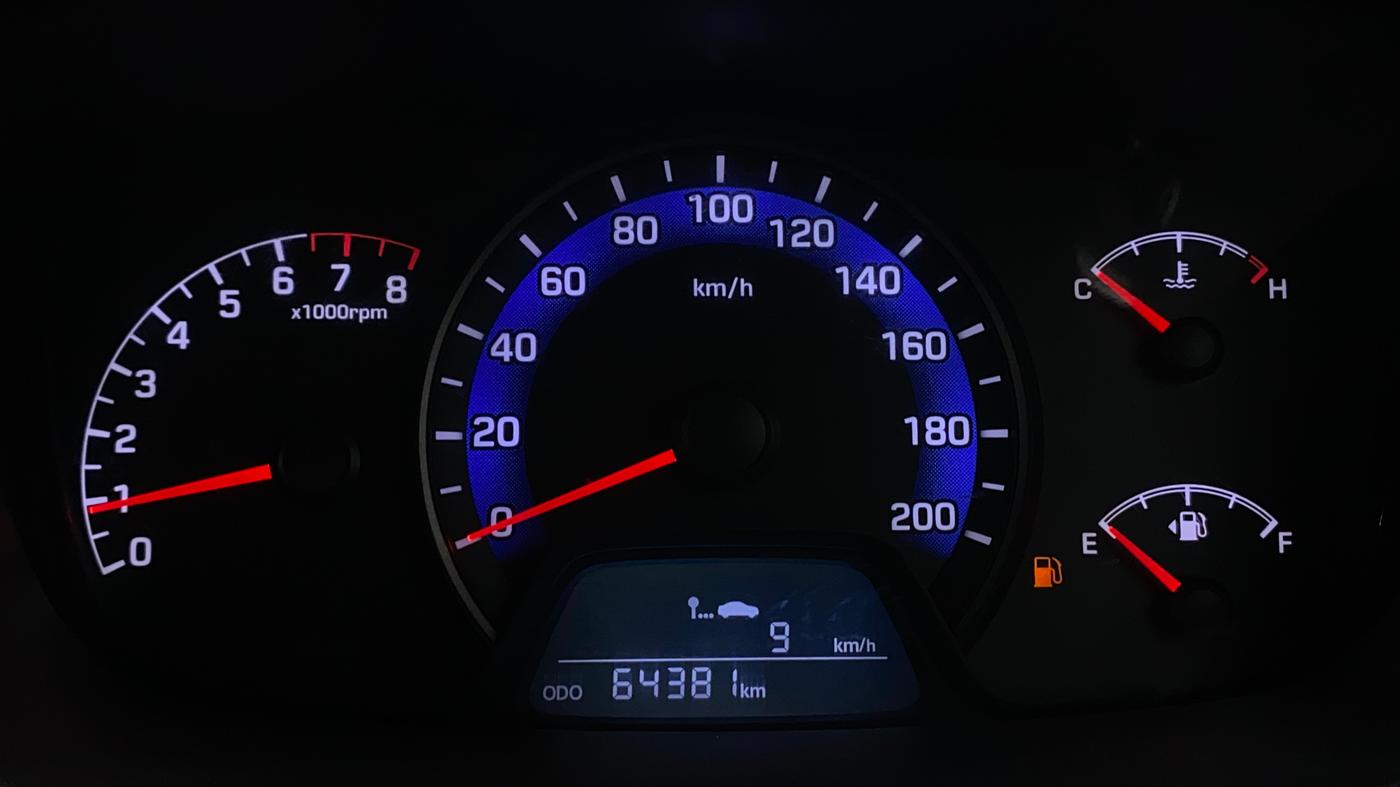 2015 Hyundai Xcent S 1.2, Petrol, Manual, 64,378 km, Odometer Image