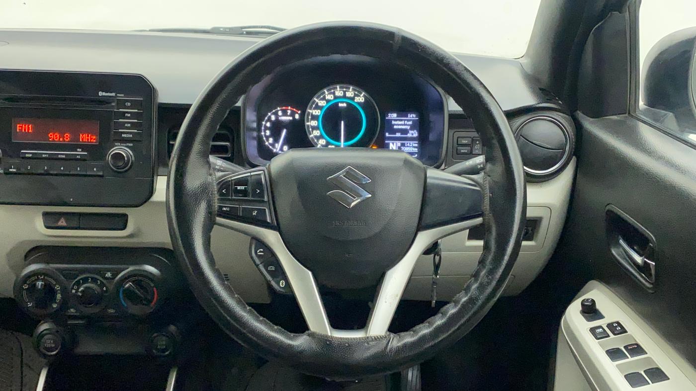 2017 Maruti IGNIS DELTA 1.2 AMT, Petrol, Automatic, 70,859 km, Steering Wheel Close Up