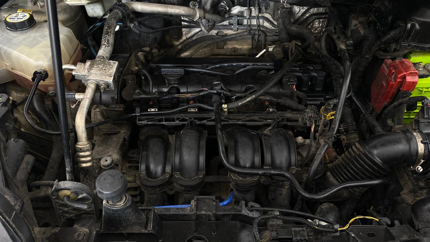 2014 Ford Ecosport TITANIUM 1.5L PETROL AT, Petrol, Automatic, 83,947 km, Engine View