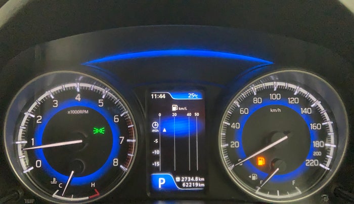 2017 Maruti Baleno ZETA 1.2 K12 AMT, Petrol, Automatic, 62,413 km, Odometer Image
