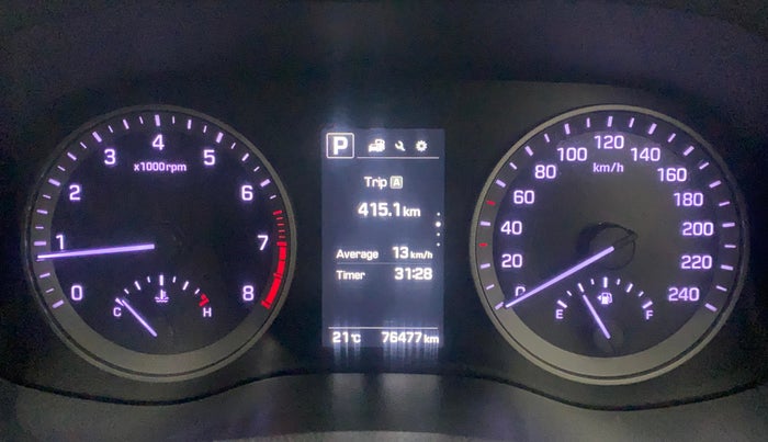 2019 Hyundai Tucson GLS 2WD AT PETROL, Petrol, Automatic, 76,515 km, Odometer Image