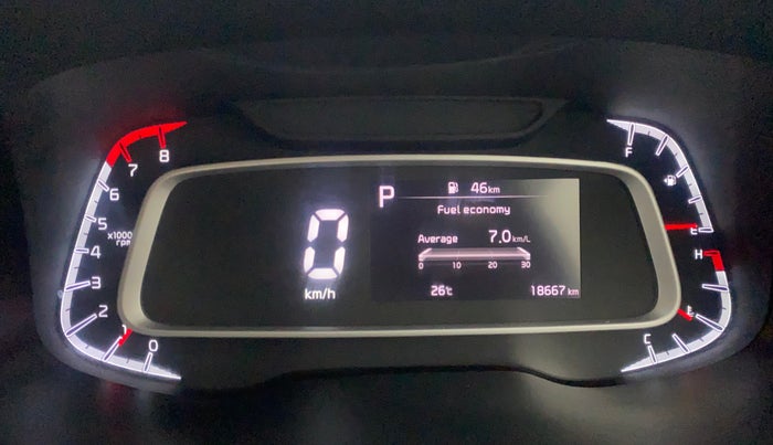 2020 KIA SONET GTX PLUS 1.0 DCT, Petrol, Automatic, 18,625 km, Odometer Image