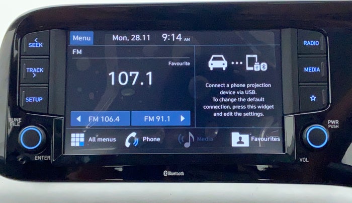 2022 Hyundai GRAND I10 NIOS SPORTZ CNG MT, CNG, Manual, 5,584 km, Infotainment System