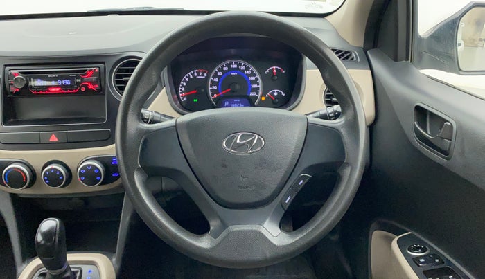 2017 Hyundai Grand i10 MAGNA AT 1.2 KAPPA VTVT, Petrol, Automatic, 65,376 km, Steering Wheel Close Up