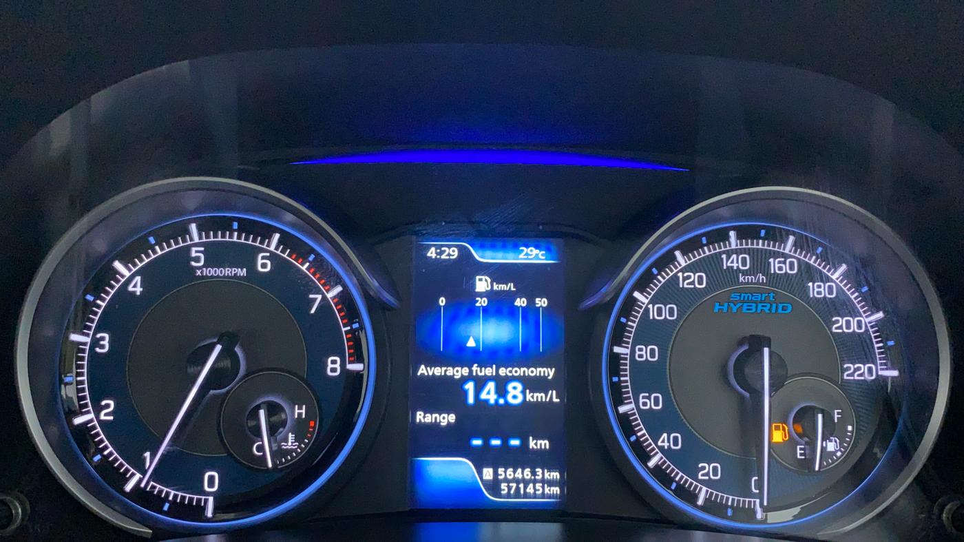 2019 Maruti XL6 ALPHA SHVS  MT, Petrol, Manual, 57,372 km, Odometer Image