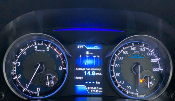 2019 Maruti XL6 ALPHA SHVS  MT, Petrol, Manual, 57,372 km, Odometer Image