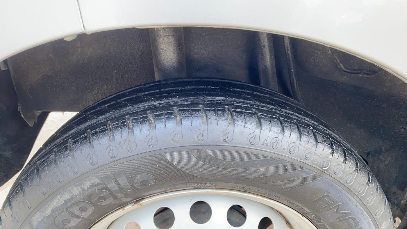 2021 Datsun Redi Go A, Petrol, Manual, 15,283 km, Right Rear Tyre Tread