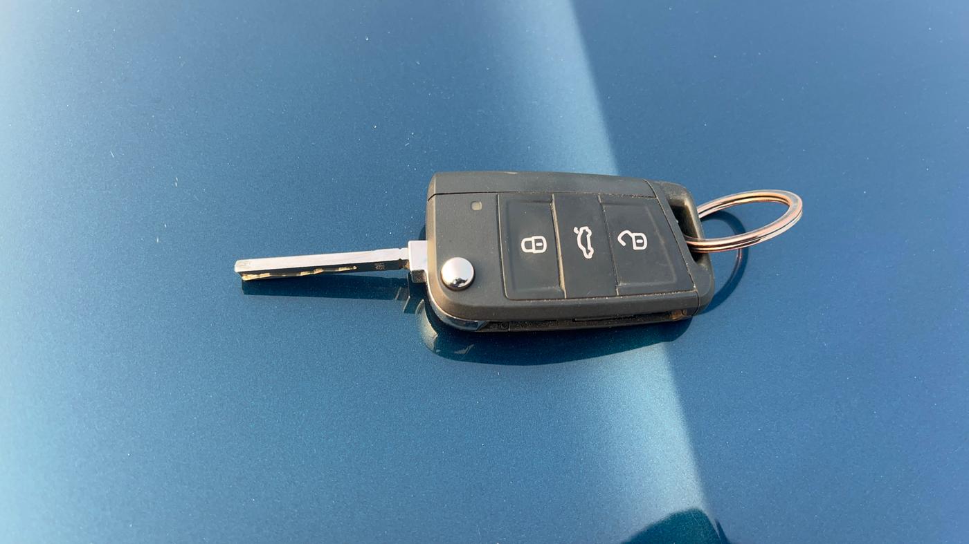 2025 Skoda Kylaq Signature, Petrol, Manual, 4,780 km, Key Close Up