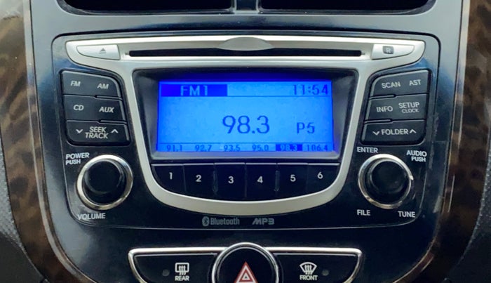 2013 Hyundai Verna FLUIDIC 1.6 SX VTVT, Petrol, Manual, 59,878 km, Infotainment System