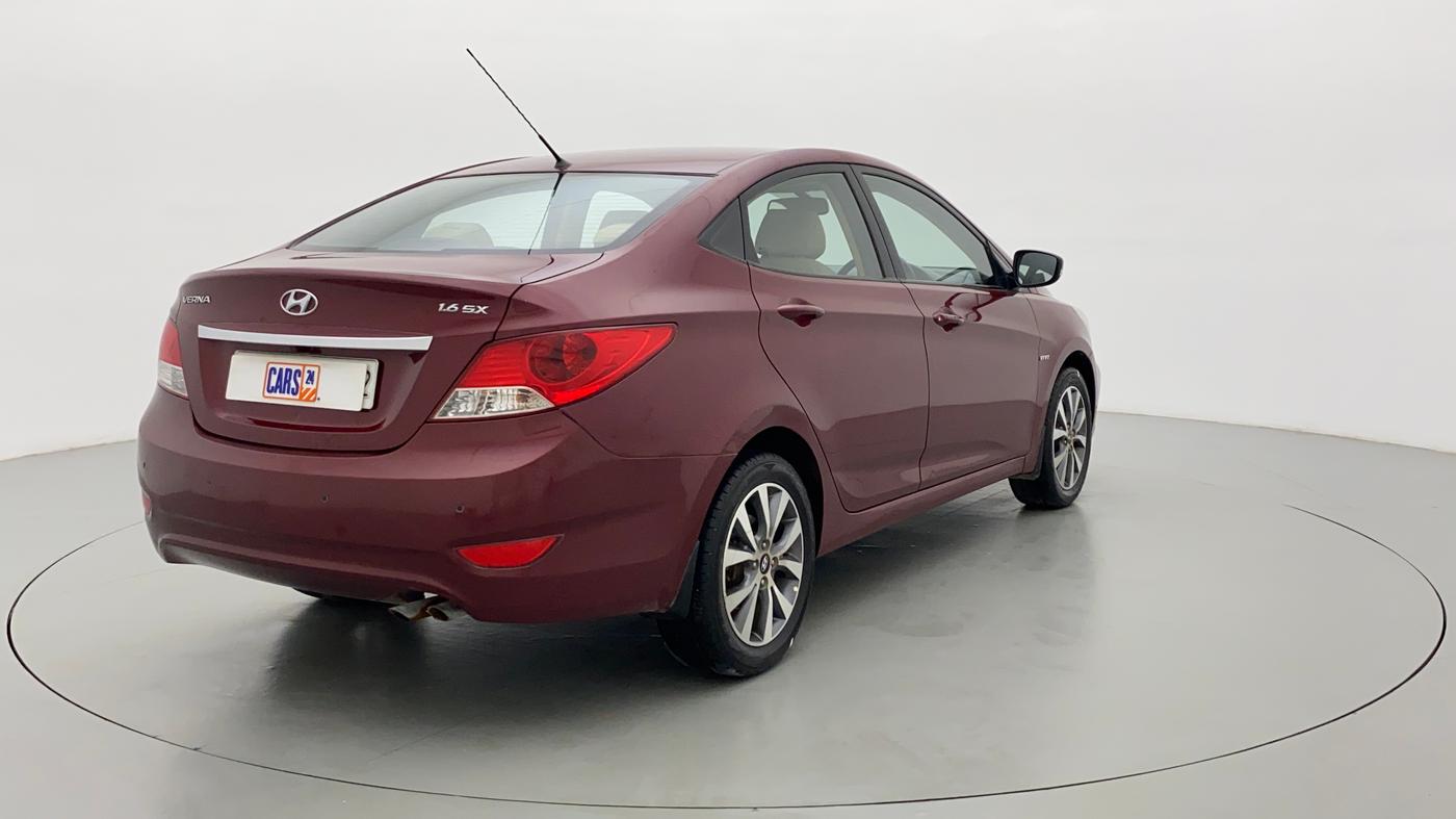 2013 Hyundai Verna FLUIDIC 1.6 SX VTVT, Petrol, Manual, 59,878 km, Right Back Diagonal