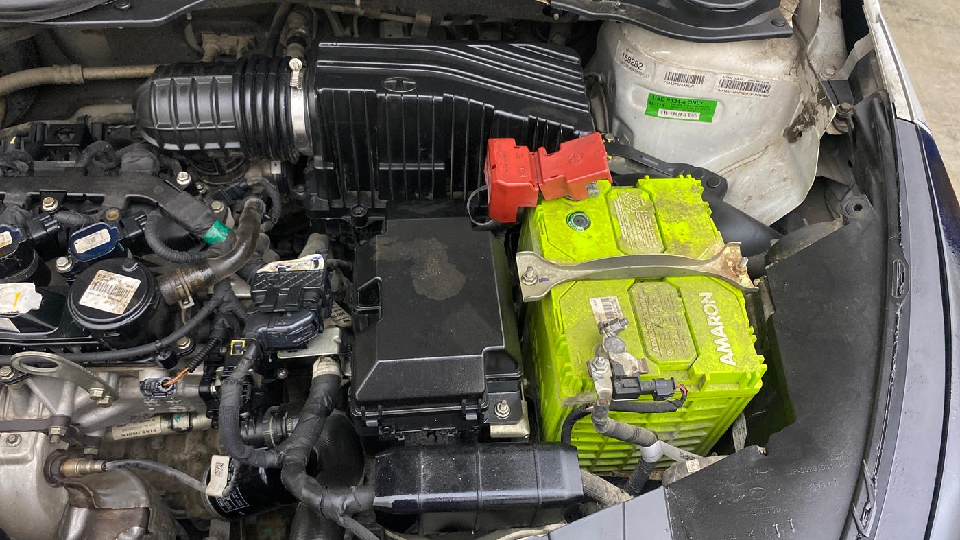 2022 Tata ALTROZ XZA PLUS, Petrol, Automatic, 56,299 km, Engine View - Left