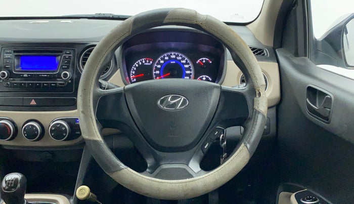 2017 Hyundai Grand i10 MAGNA 1.2 KAPPA VTVT, Petrol, Manual, 39,681 km, Steering Wheel Close Up