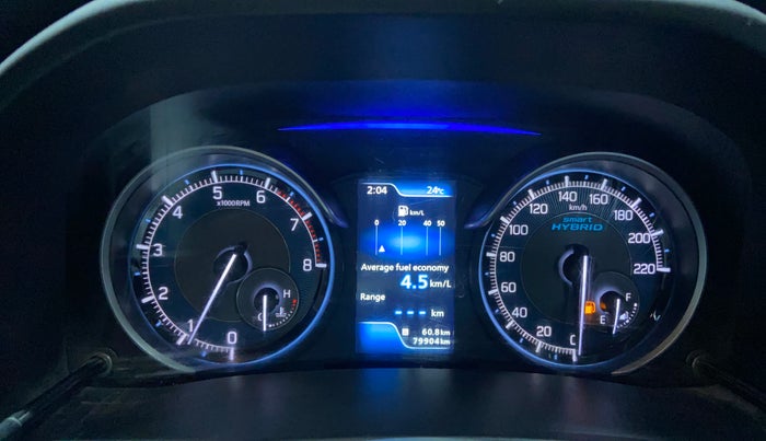 2021 Maruti XL6 ALPHA MT, Petrol, Manual, 80,203 km, Odometer Image