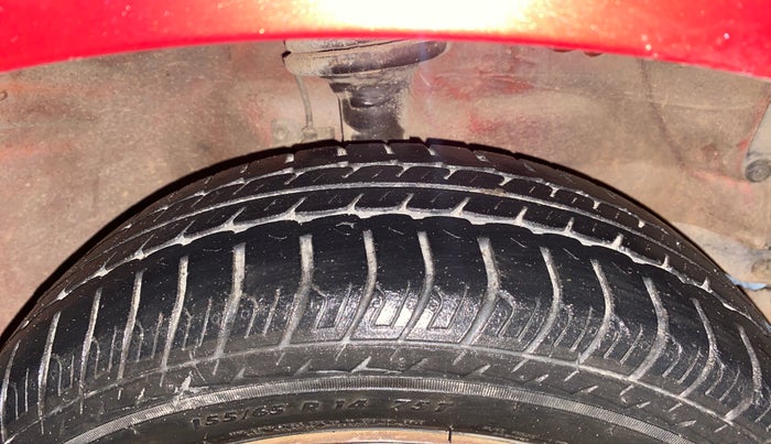 2014 Maruti Wagon R 1.0 VXI, Petrol, Manual, 55,411 km, Right Front Tyre Tread