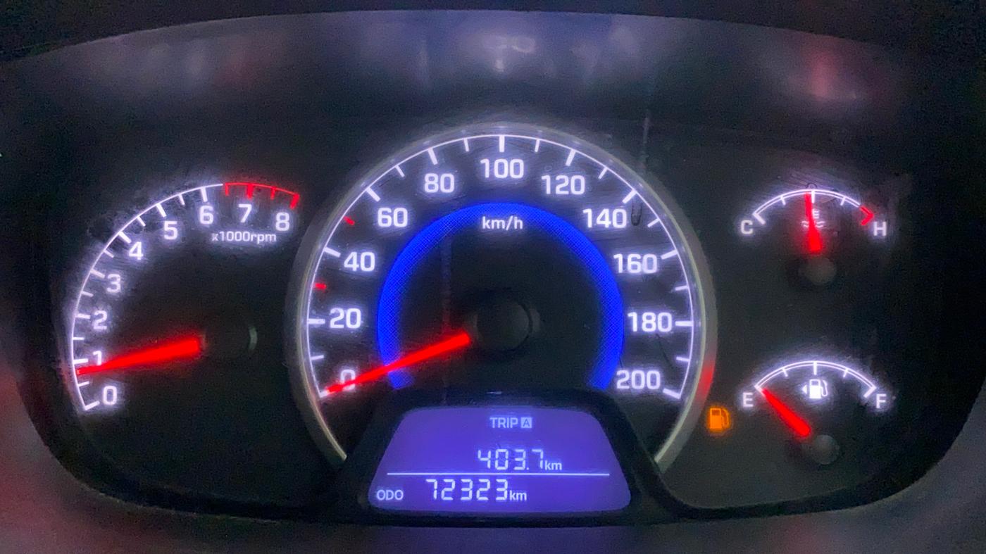 2016 Hyundai Grand i10 MAGNA 1.2 KAPPA VTVT, Petrol, Manual, 72,610 km, Odometer Image