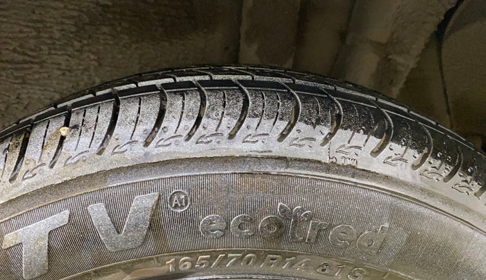 2014 Hyundai Grand i10 ASTA AT 1.2 KAPPA VTVT, Petrol, Automatic, 45,077 km, Left Rear Tyre Tread