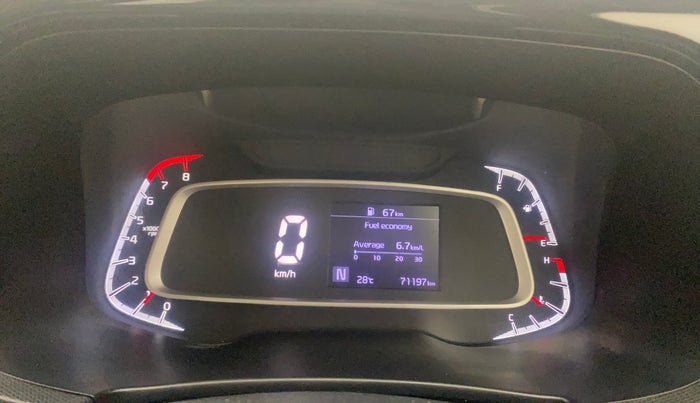 2020 KIA SONET HTX 1.0 IMT, Petrol, Manual, 71,160 km, Odometer Image