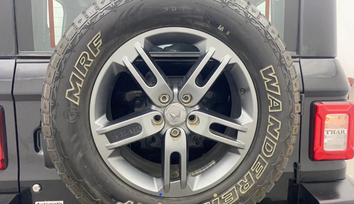 2023 Mahindra Thar LX PETROL HT 4WD AT, Petrol, Automatic, 7,618 km, Spare Tyre