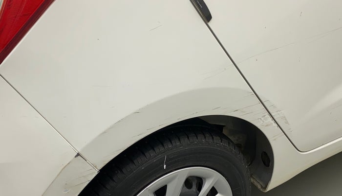 2017 Hyundai Grand i10 SPORTZ 1.2 KAPPA VTVT, Petrol, Manual, 20,637 km, Right quarter panel - Slightly dented