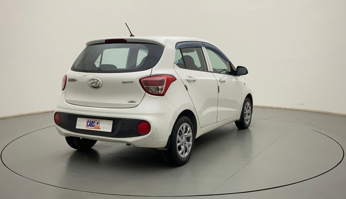 2017 Hyundai Grand i10 SPORTZ 1.2 KAPPA VTVT, Petrol, Manual, 20,637 km, Right Back Diagonal