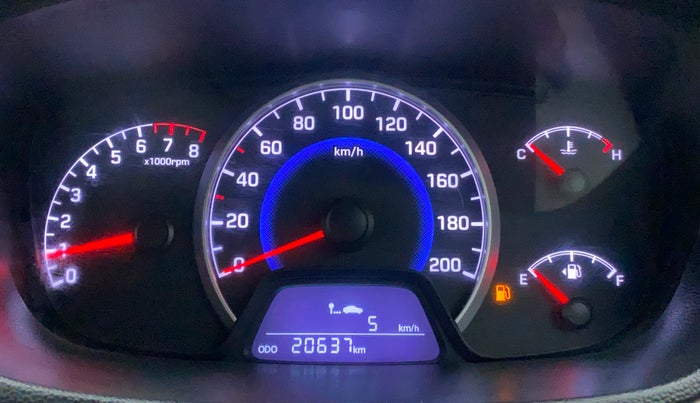 2017 Hyundai Grand i10 SPORTZ 1.2 KAPPA VTVT, Petrol, Manual, 20,637 km, Odometer Image