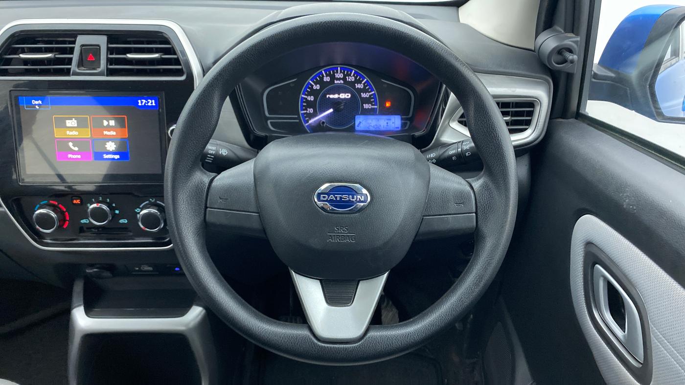 2021 Datsun Redi Go T(O), Petrol, Manual, 24,021 km, Steering Wheel Close Up