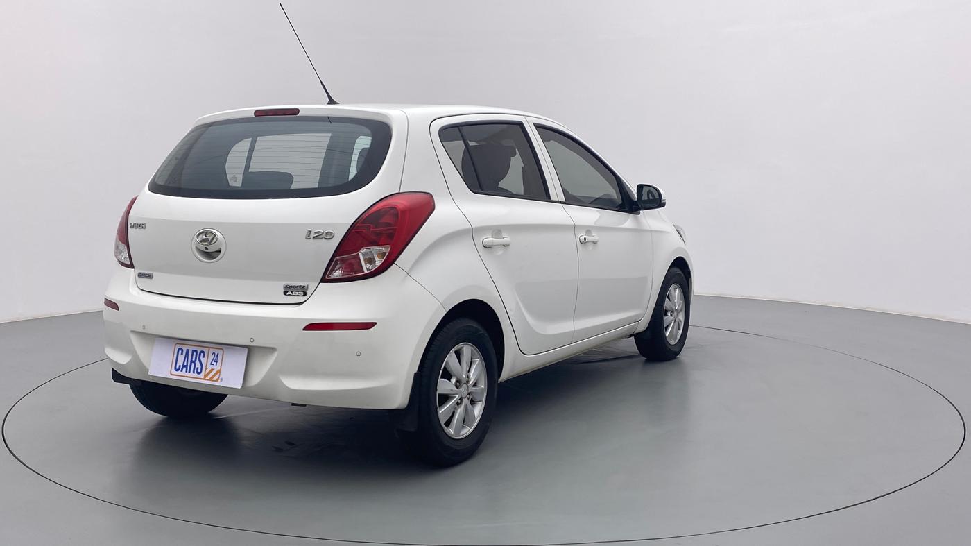2012 Hyundai i20 SPORTZ 1.4 CRDI, Diesel, Manual, 67,382 km, Right Back Diagonal