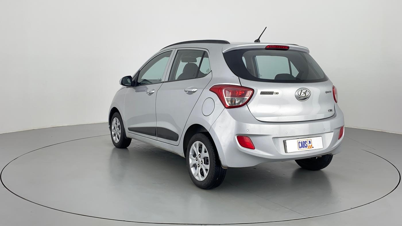 2014 Hyundai Grand i10 SPORTZ 1.2 KAPPA VTVT, Petrol, Manual, 17,479 km, Left Back Diagonal