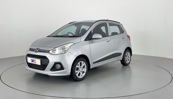 2014 Hyundai Grand i10 SPORTZ 1.2 KAPPA VTVT, Petrol, Manual, 17,479 km, Left Front Diagonal