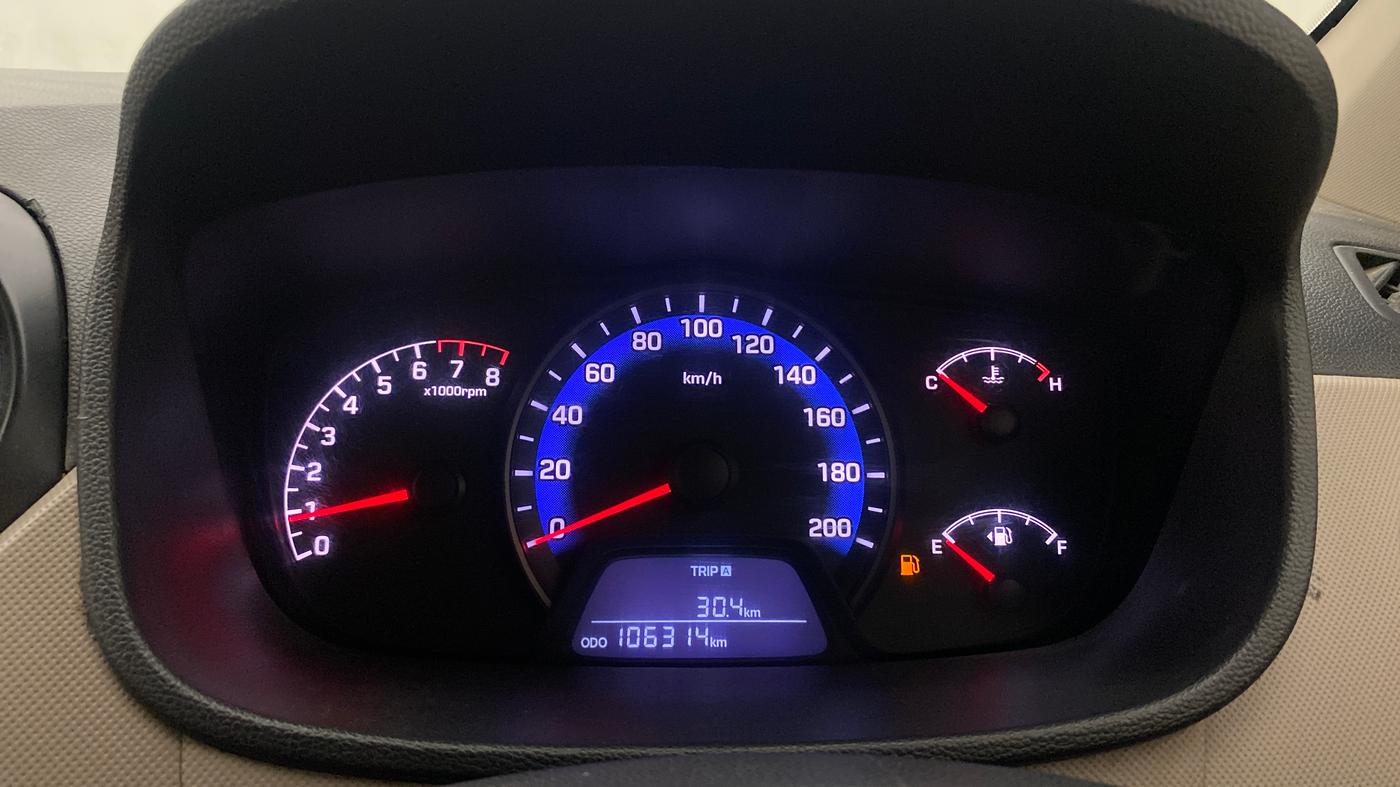 2014 Hyundai Xcent S 1.2, Petrol, Manual, 1,06,291 km, Odometer Image