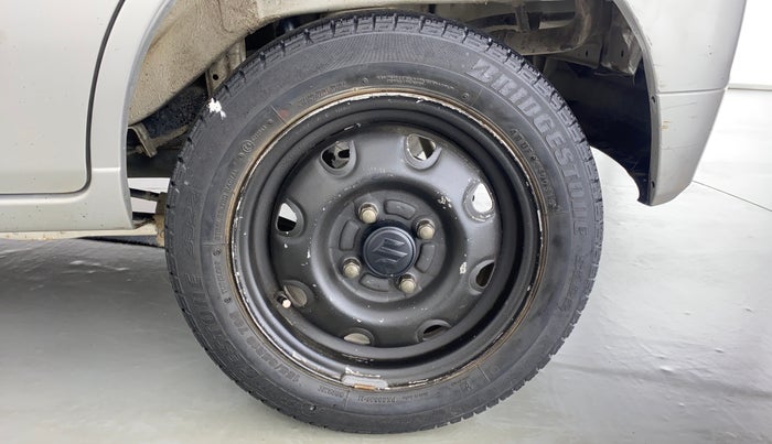 2014 Maruti Alto K10 LXI P, Petrol, Manual, 50,308 km, Left Rear Wheel
