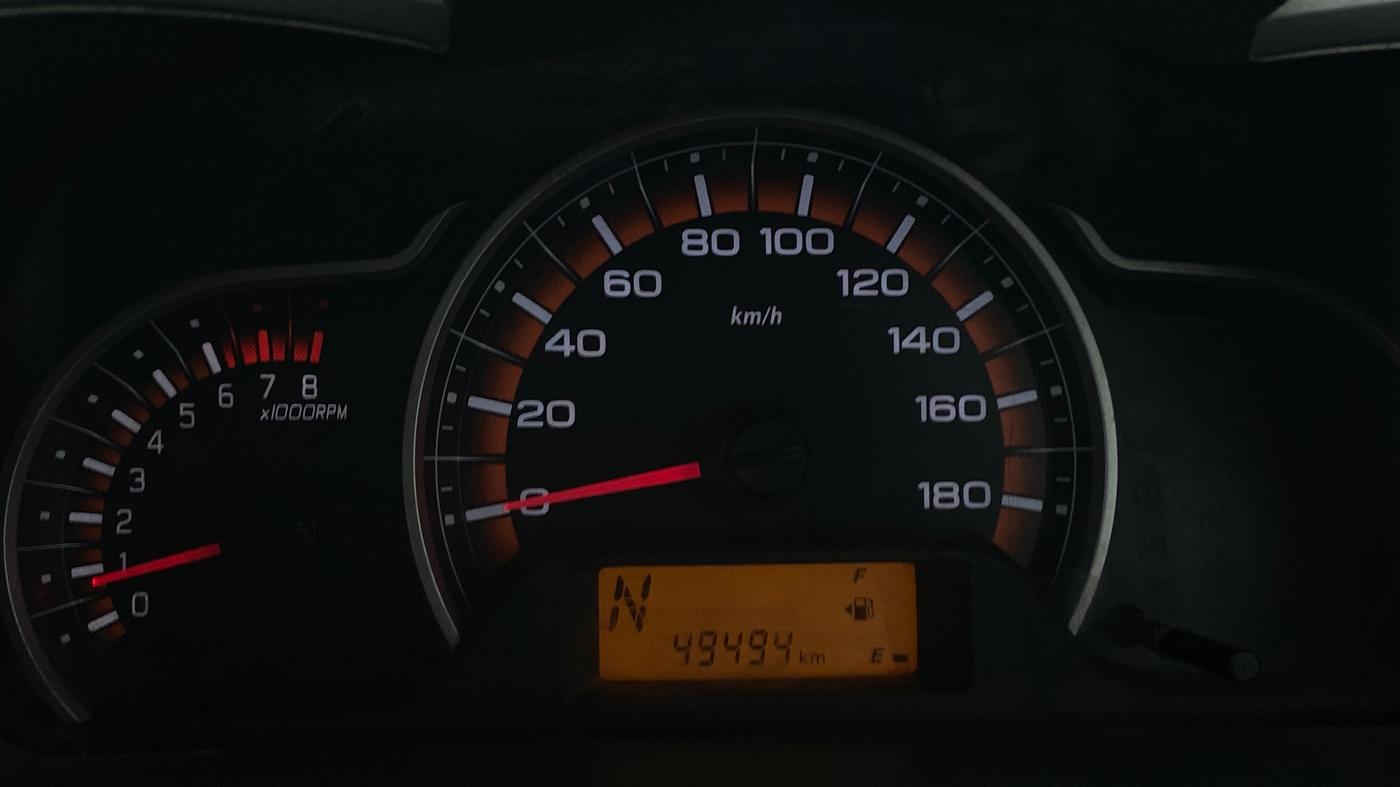 2016 Maruti Alto K10 VXI AMT P, Petrol, Automatic, 49,813 km, Odometer Image