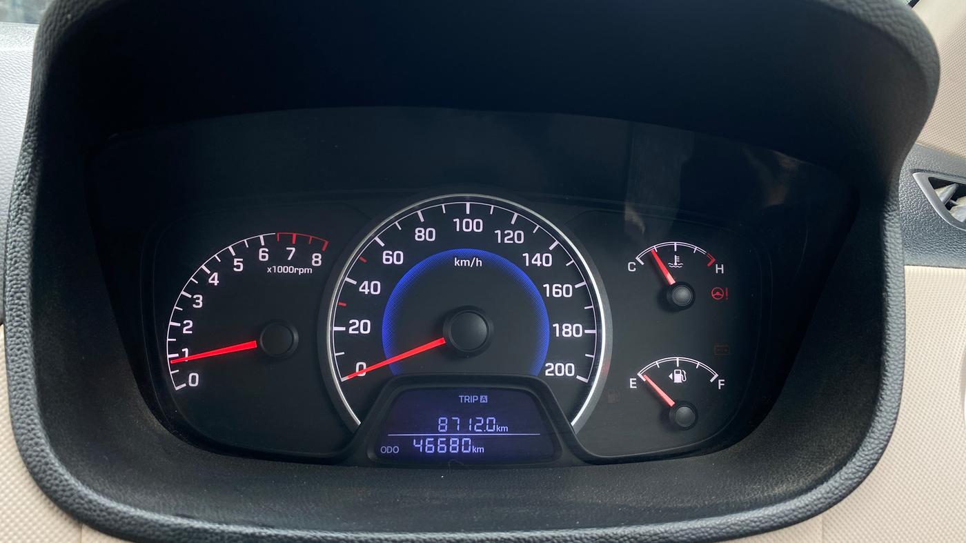 2016 Hyundai Grand i10 SPORTZ 1.2 KAPPA VTVT, CNG, Manual, 46,671 km, Odometer Image