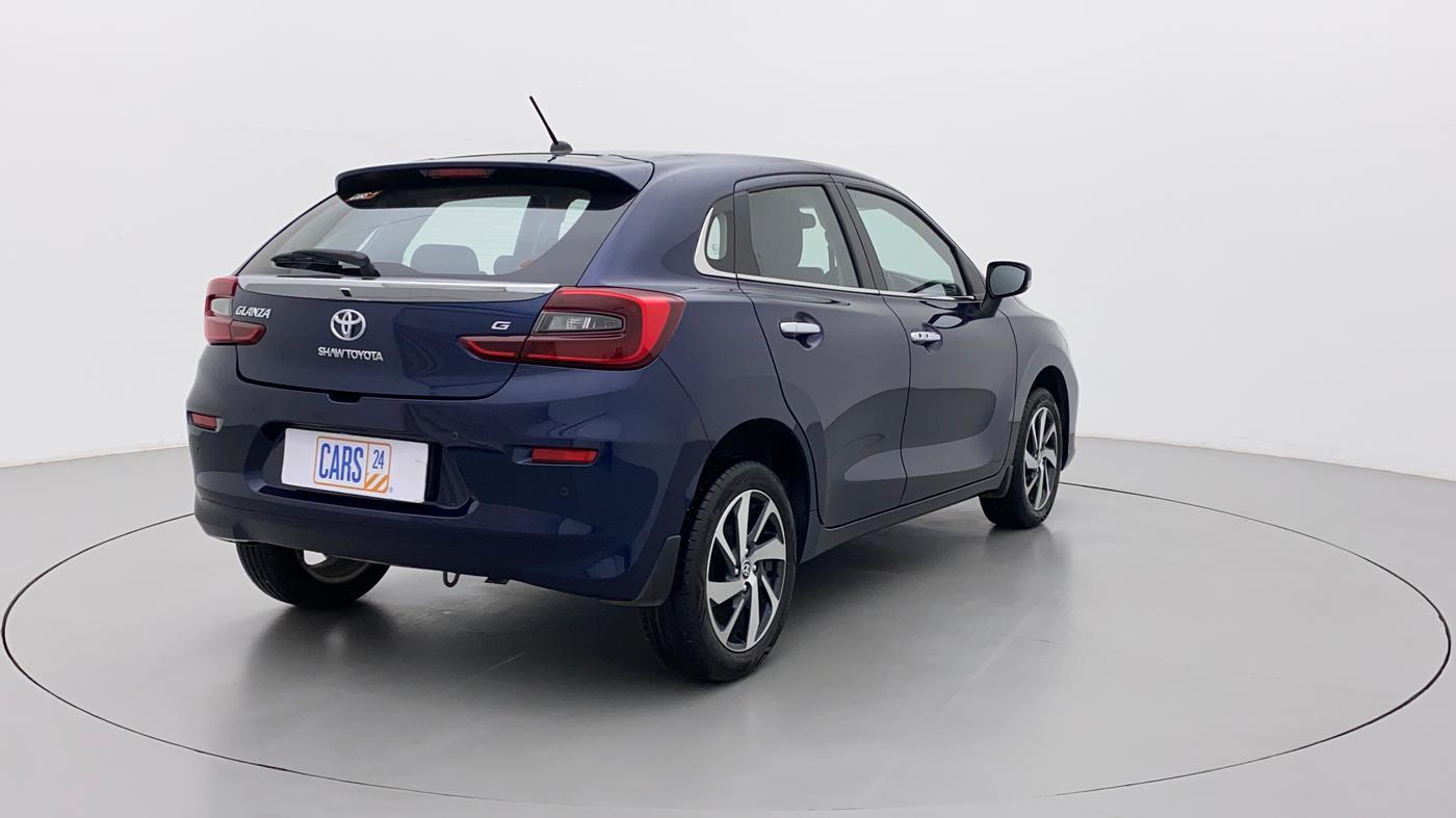 2023 Toyota Glanza G AMT, Petrol, Automatic, 3,145 km, Right Back Diagonal