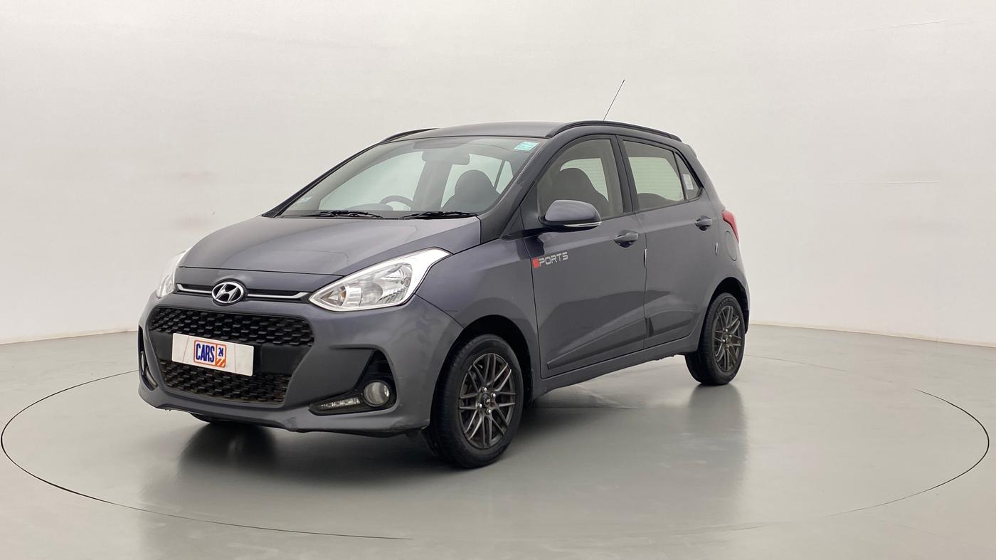2017 Hyundai Grand i10 SPORTZ O 1.2, Petrol, Manual, 51,785 km, Left Front Diagonal