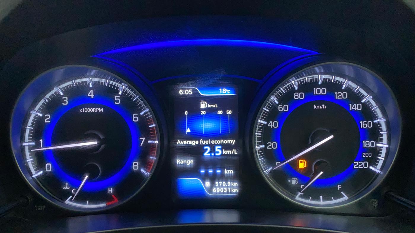 2015 Maruti Baleno ALPHA PETROL 1.2, Petrol, Manual, 69,031 km, Odometer Image